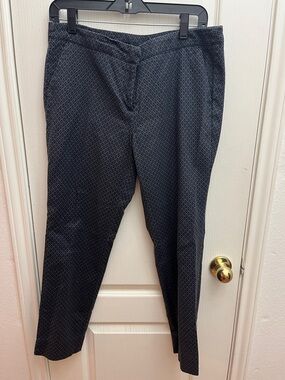 Kenar Black Diamond-Print Trousers